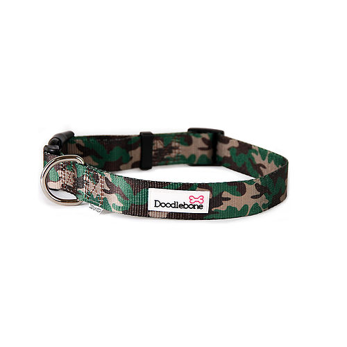 Bold hondenhalsband camouflage - Doodlebone