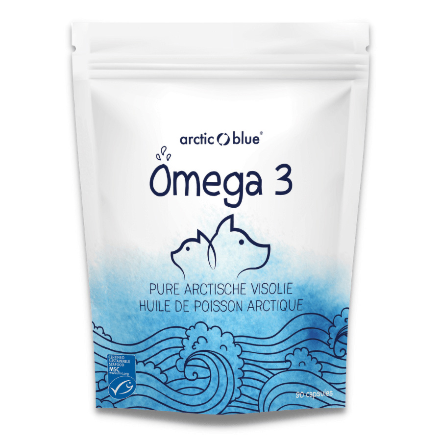 Omega 3 pure visolie hond & 90 capsules - Blue – Wilde Wolf